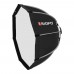 TRIOPO 90cm Foldable Octagon Softbox For Studio Strobes